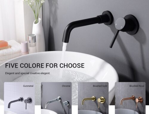 Wall Mounted Basin Sink Mixer Tap Concealed Wash basin faucet bathroom sink faucets Single handle Basin taps lavatory faucet